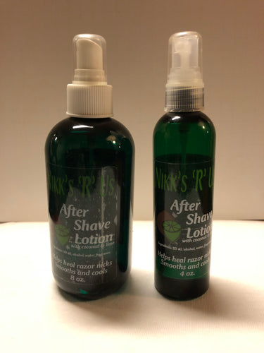 Coconut & Lime after shave lotion